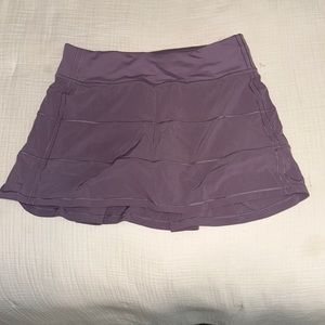 NWOT Lululemon Pace Rival Mid-Rise Skirt in Ash